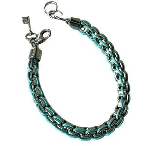 Lia Sophia Mingle Bracelet Sky Blue Silver Rope Chain Style